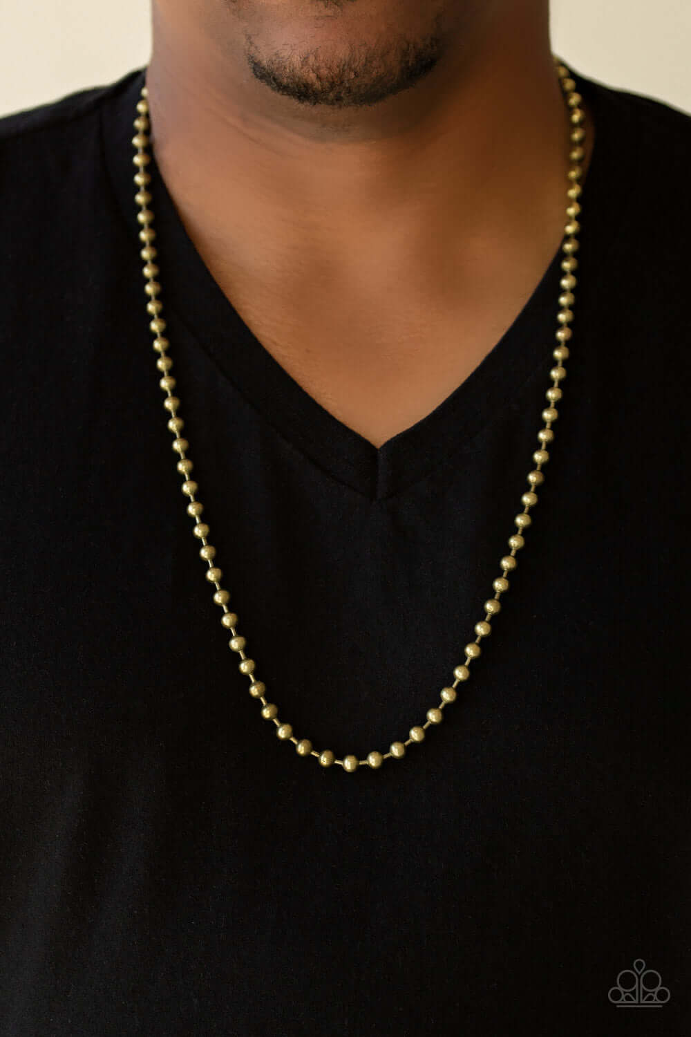 Paparazzi Accessories ❋Mardi Gras Madness - Brass Mens Necklace❋ Flat Rate Ship $4.50❋ - Image #2