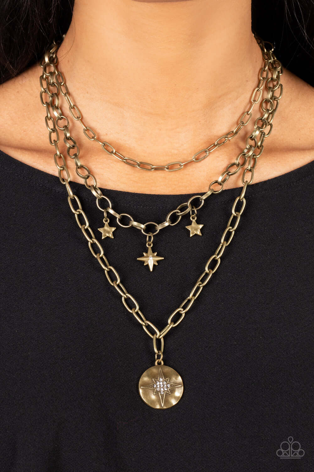 Paparazzi Accessories ❋Under the Northern Lights - Brass Necklace❋ Flat Rate Ship $4.50❋ - Image #2