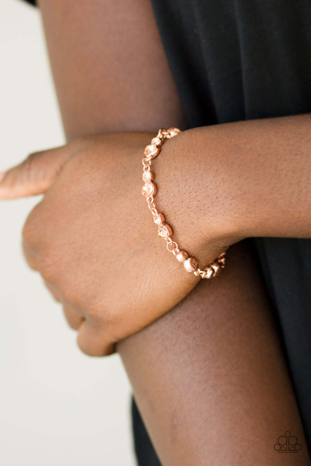 Paparazzi Accessories ✽ Twinkle Twinkle Little STARLET - Copper Bracelet✽Flat Rate Ship $4.50✽ - Image #2