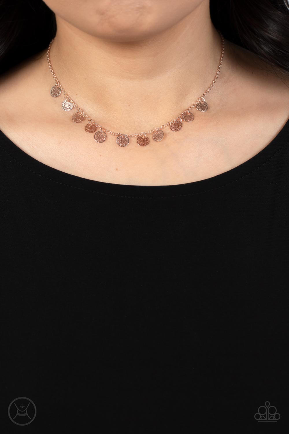 Paparazzi Accessories ❋On My CHIME - Rose Gold Necklace❋ Flat Rate Ship $4.50❋ - Image #2