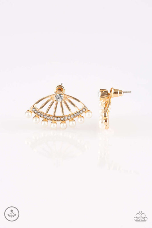 brought✽to✽you✽by✽blingflingbykat✽drama-queen-dimension-gold-post earrings✽paparazzi-accessories