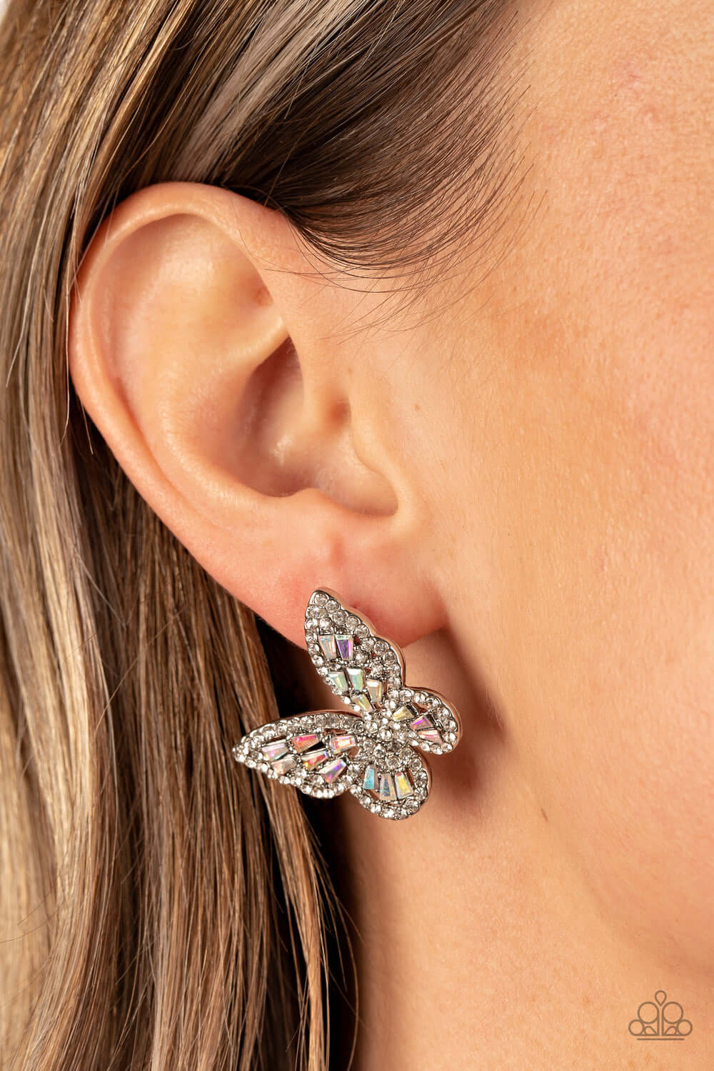 Paparazzi Accessories ❋Smooth Like FLUTTER - Multi Post Earrings❋ Flat Rate Ship $4.50❋ - Image #2