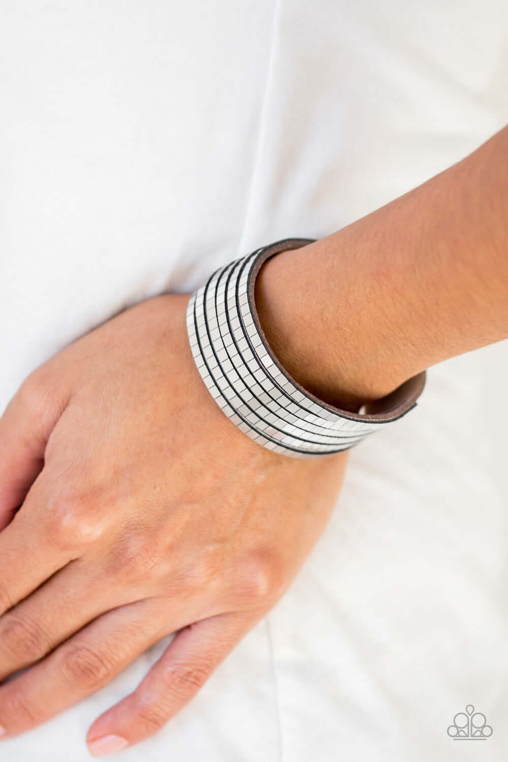 Paparazzi Accessories ✽ Disco Dazzle - Silver Bracelet✽Flat Rate Ship $4.50✽ - Image #2