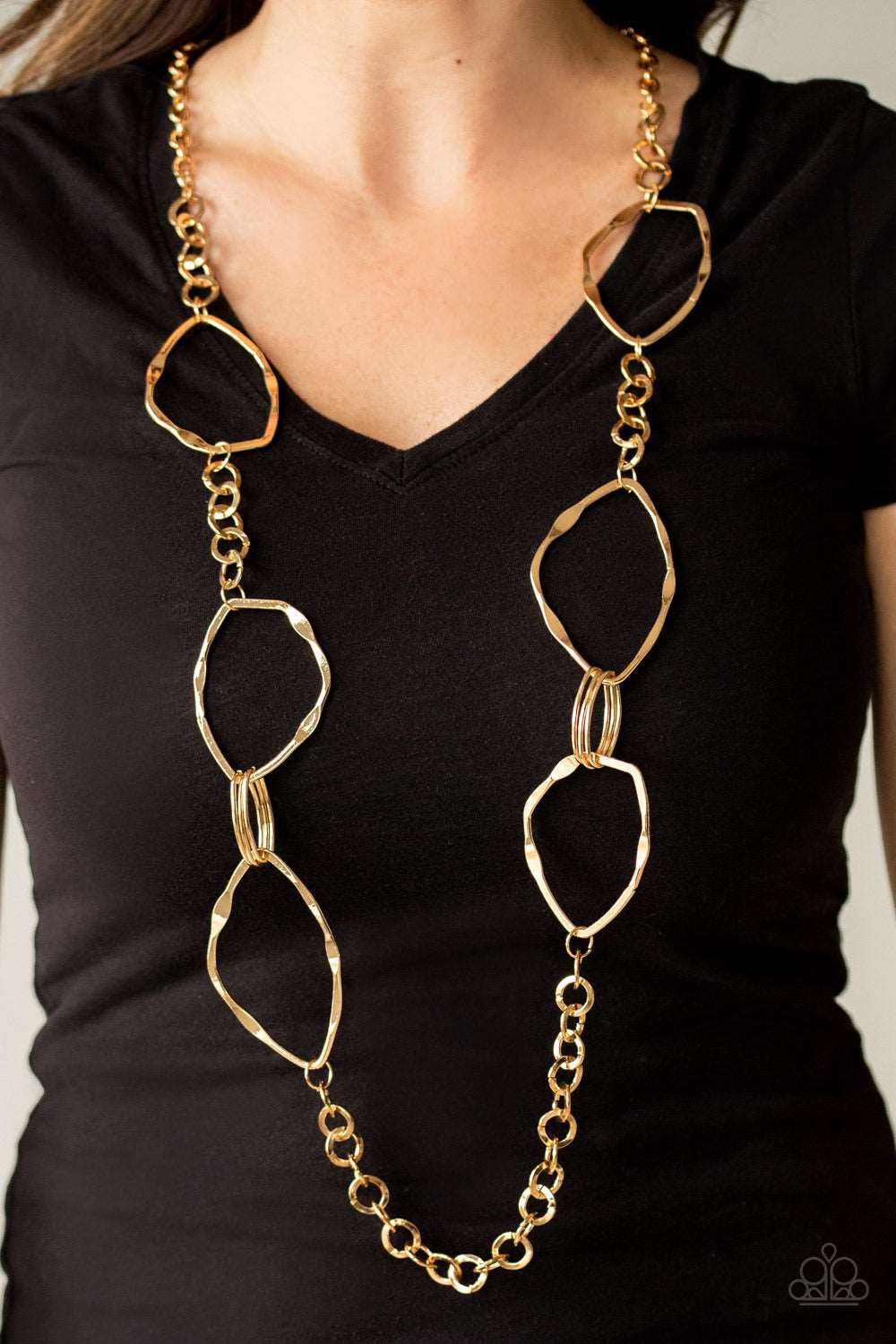 Paparazzi Accessories ✽ Abstract Artifact - Gold Necklace✽Flat Rate Ship $4.50✽