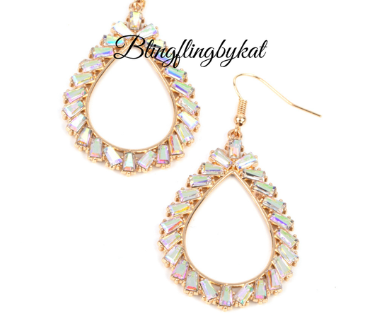 Paparazzi Accessories ❋Stay Sharp - Gold Earrings❋ Flat Rate Ship $4.50❋ - Image #1