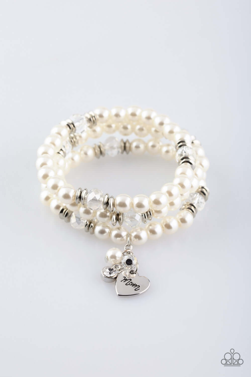 brought✽to✽you✽by✽blingflingbykat✽mom-wow-white-bracelet✽paparazzi-accessories