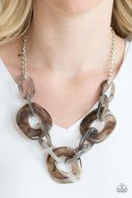 Load image into Gallery viewer, Paparazzi Accessories ✽ Courageously Chromatic - Silver Necklace✽Flat Rate Ship $4.50✽ - Image #2
