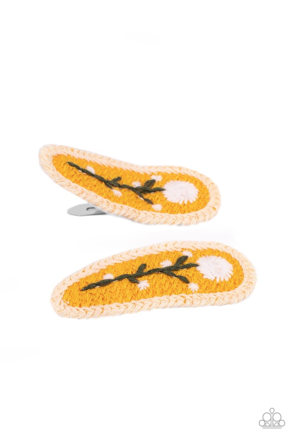 Paparazzi Accessories ❋Bloom Loom - Yellow Hair Clip❋ Flat Rate Ship $4.50❋ - Image #2