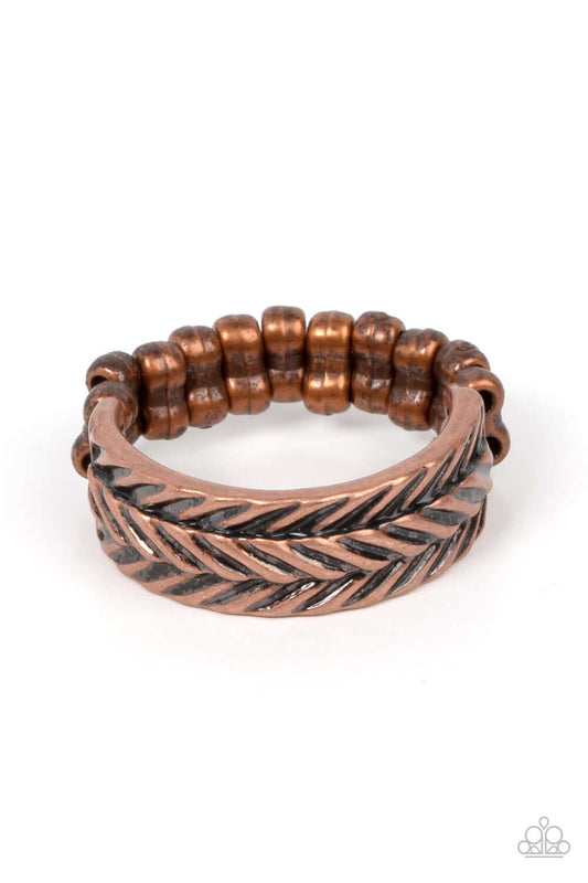 brought-to-you-by-blingflingbykat-rebellious-ridges-copper-ring-paparazzi-accessories-
