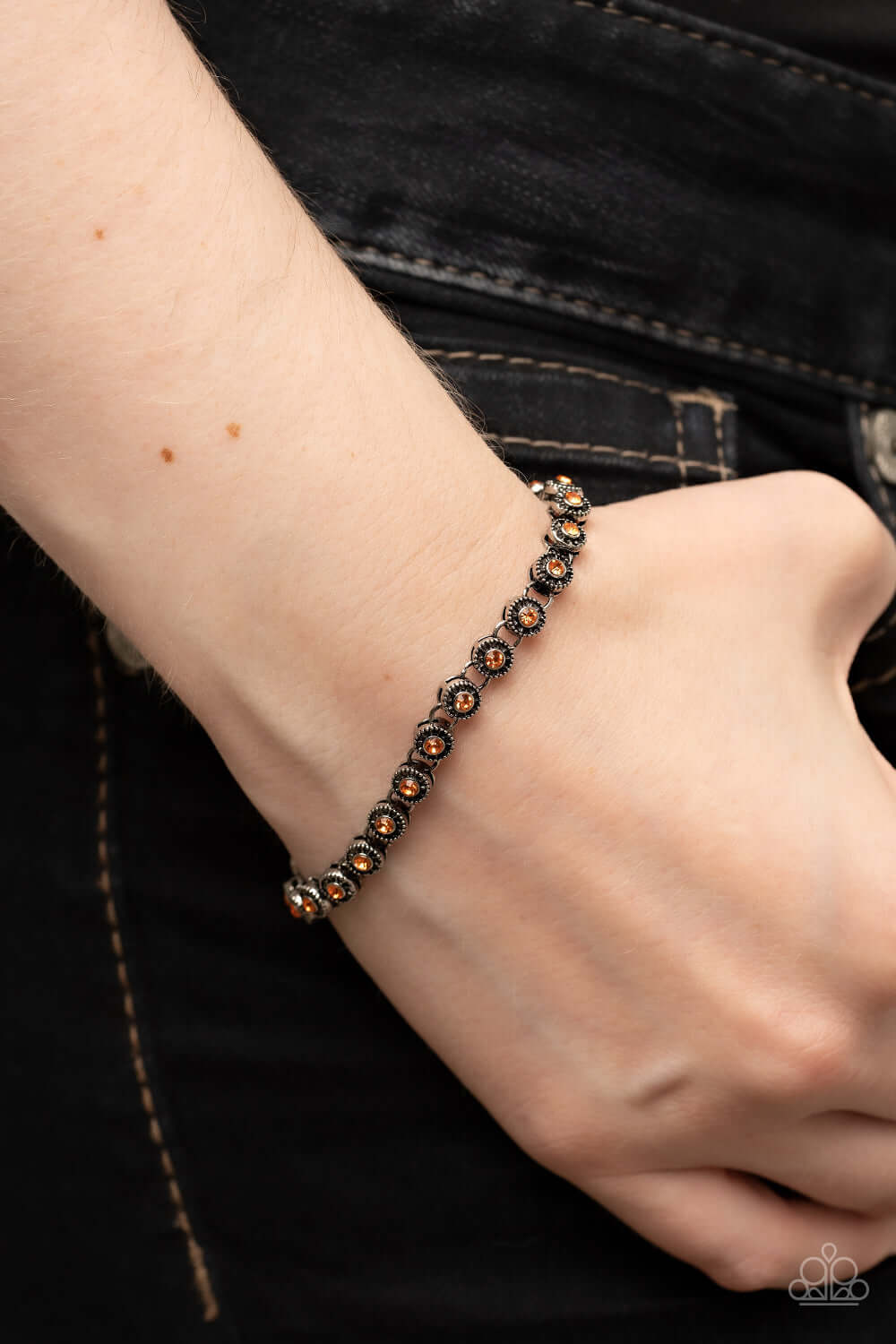 Paparazzi Accessories ❋Charm School Shimmer - Orange Bracelet❋ Flat Rate Ship $4.50❋ - Image #2