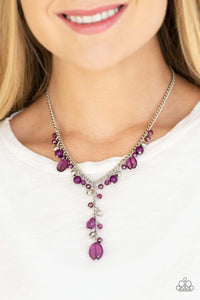 Paparazzi Accessories ✽ Crystal Couture - Purple Necklace✽Flat Rate Ship $4.50✽ - Image #2