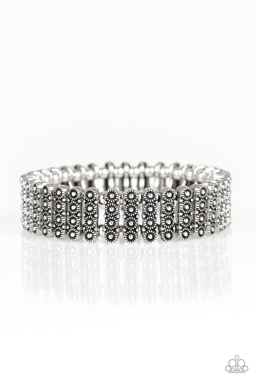 brought✽to✽you✽by✽blingflingbykat✽rise-with-the-sun-silver-bracelet✽paparazzi-accessories