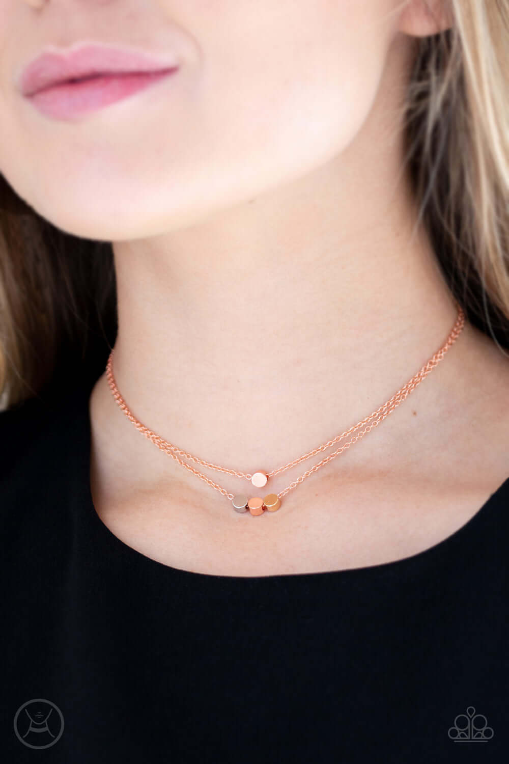 Paparazzi Accessories ✽ Mini Minimalist - Copper Necklace✽Flat Rate Ship $4.50✽ - Image #2
