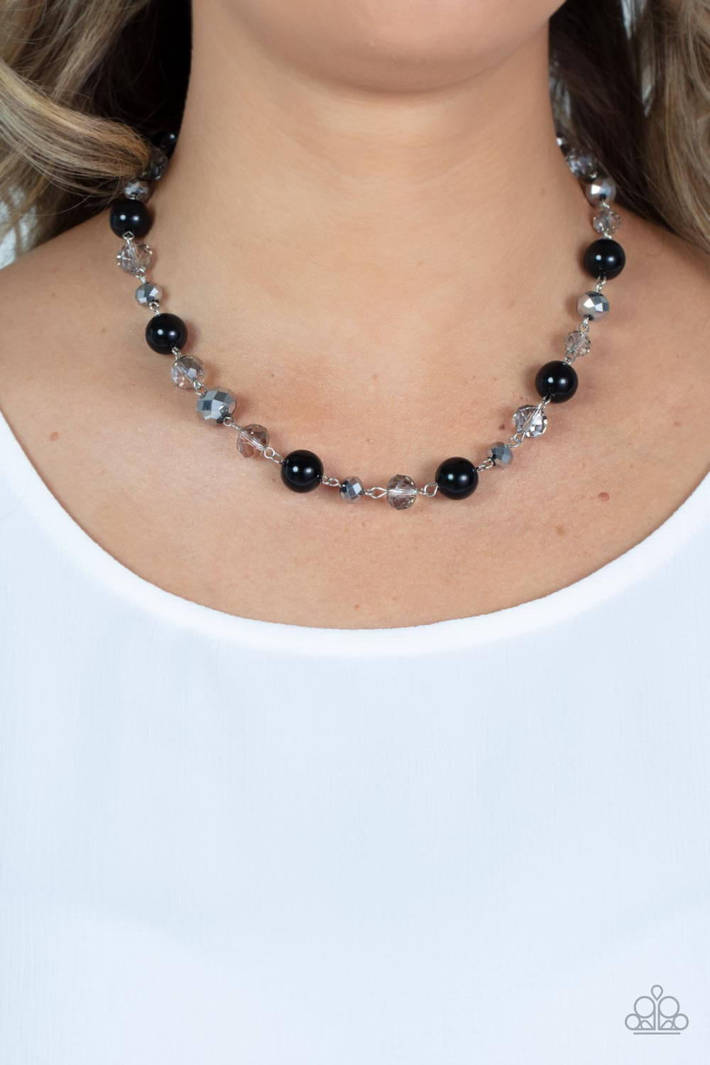 Paparazzi Accessories ❋Decked Out Dazzle - Black Necklace❋ Flat Rate Ship $4.50❋ - Image #2