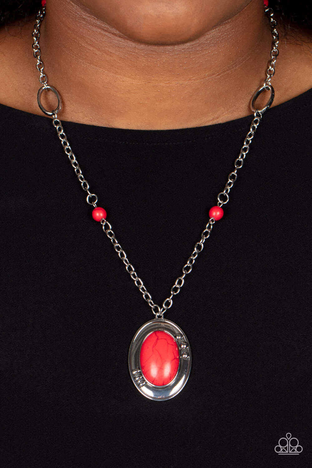 Paparazzi Accessories ❋Mojave Meditation - Red Necklace❋ Flat Rate Ship $4.50❋ - Image #2