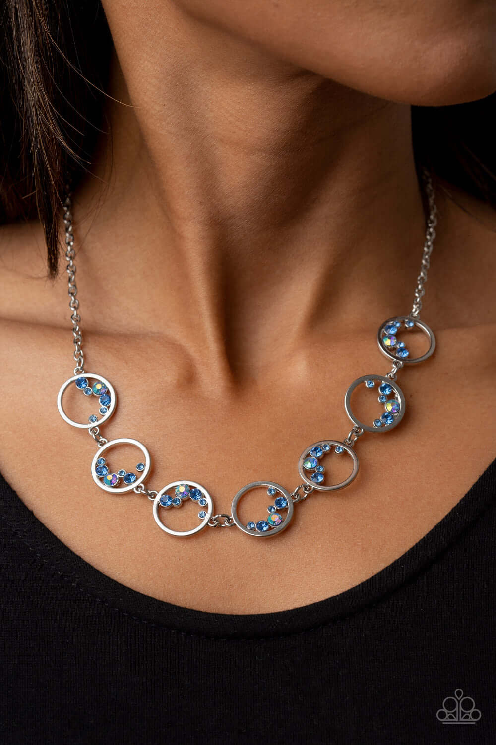 Paparazzi Accessories ❋Blissfully Bubbly - Blue Necklace❋ Flat Rate Ship $4.50❋ - Image #2