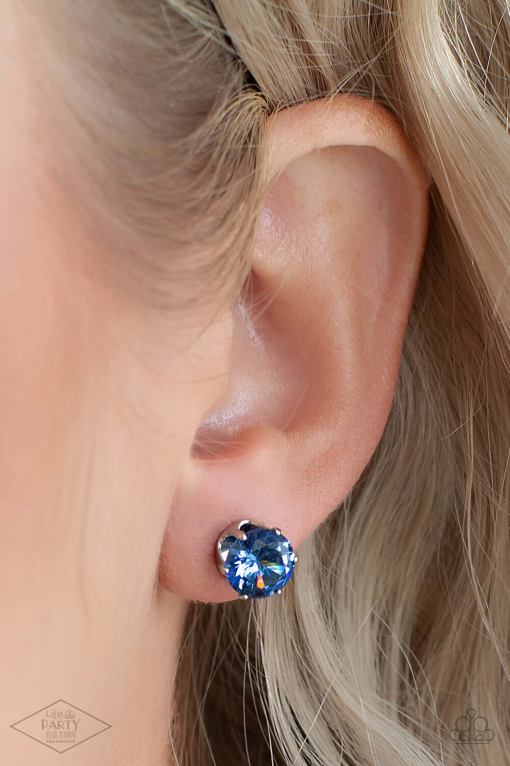 Paparazzi Accessories ❋Come Out On Top - Blue Post Earrings❋ Flat Rate Ship $4.50❋ - Image #2