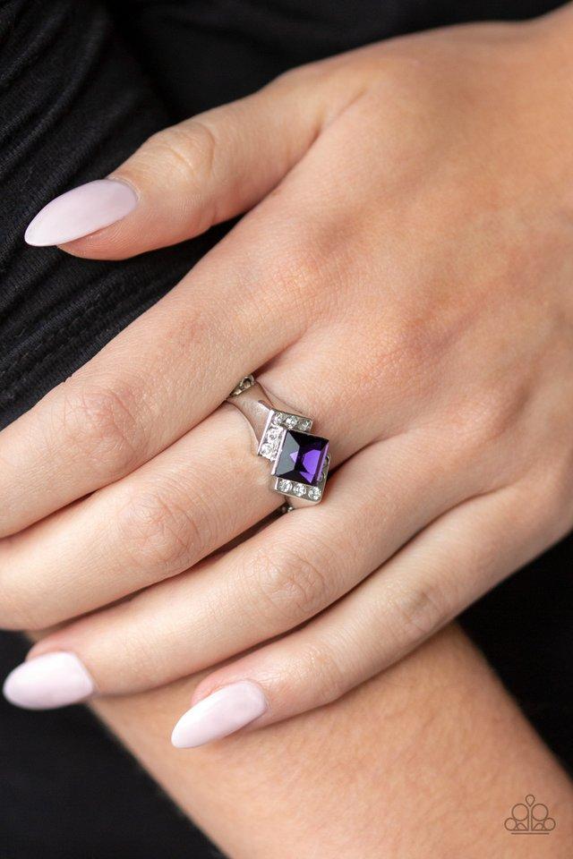 Paparazzi Accessories ❋Wallstreet Winner - Purple Ring❋ Flat Rate Ship $4.50❋ - Image #2
