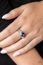 Load image into Gallery viewer, Paparazzi Accessories ❋Wallstreet Winner - Purple Ring❋ Flat Rate Ship $4.50❋ - Image #2

