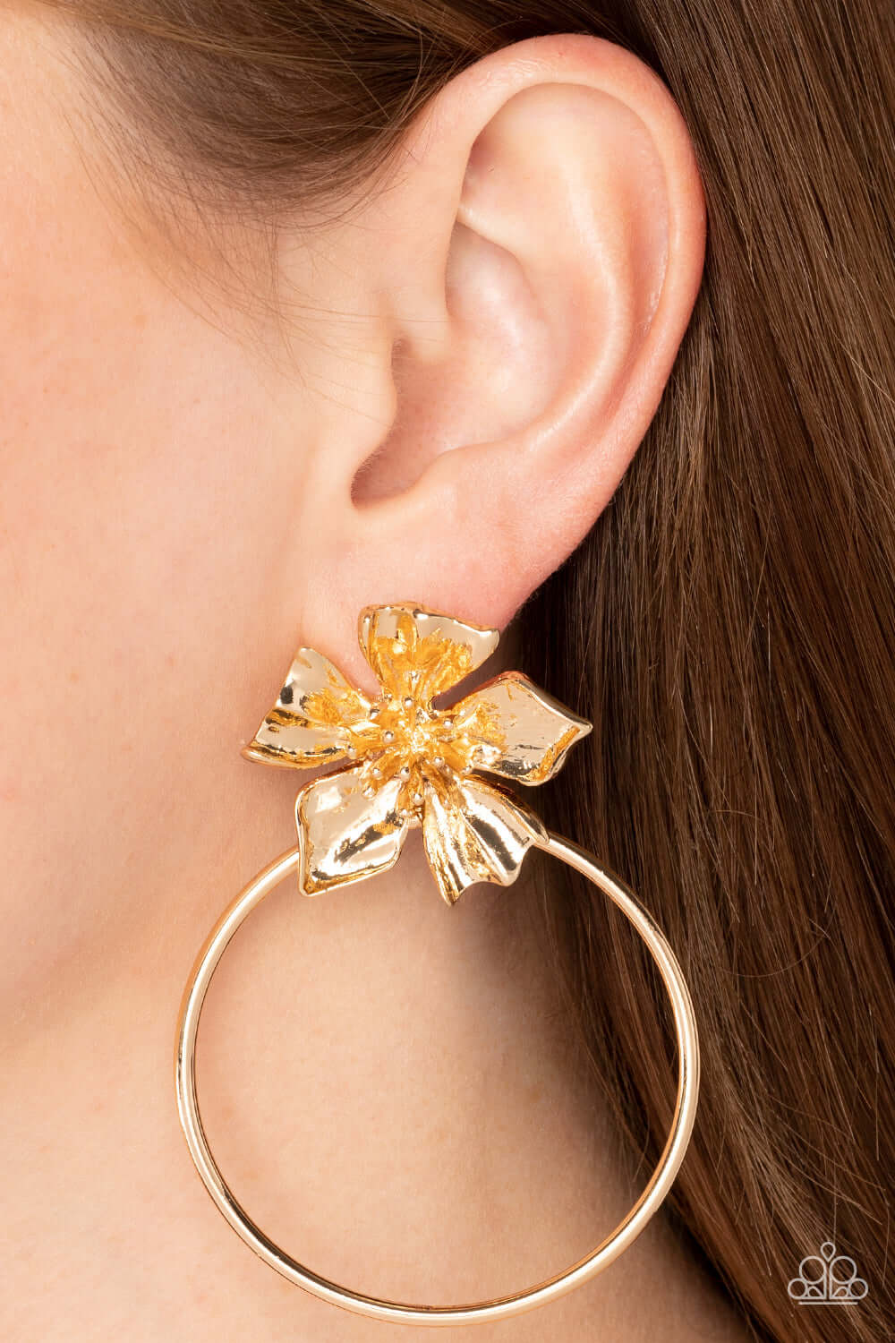 Paparazzi Accessories ❋Buttercup Bliss - Gold Post Earrings❋ Flat Rate Ship $4.50❋ - Image #2