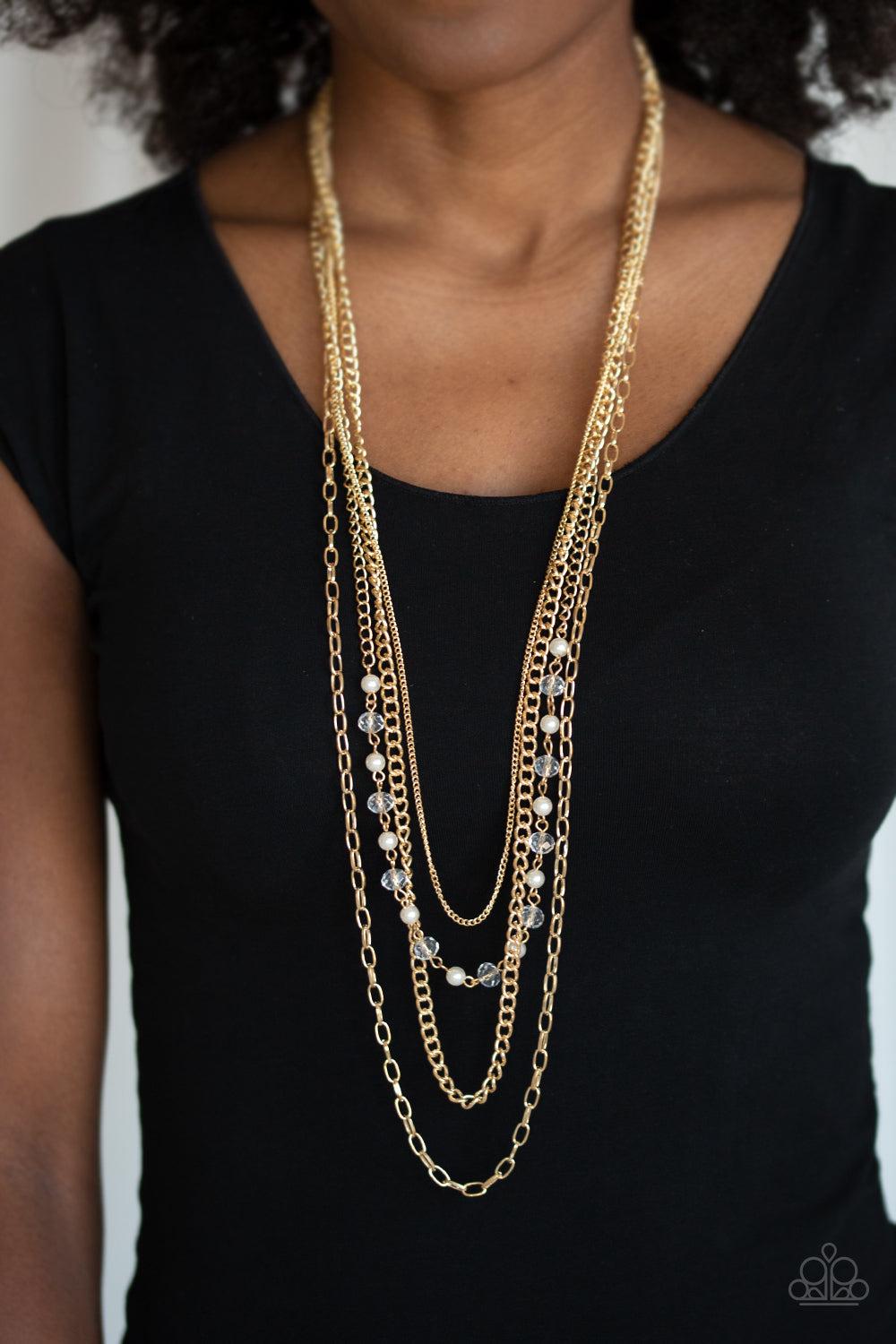 Paparazzi Accessories ✽ SoHo Sophistication - Gold Necklace✽Flat Rate Ship $4.50✽ - Image #2