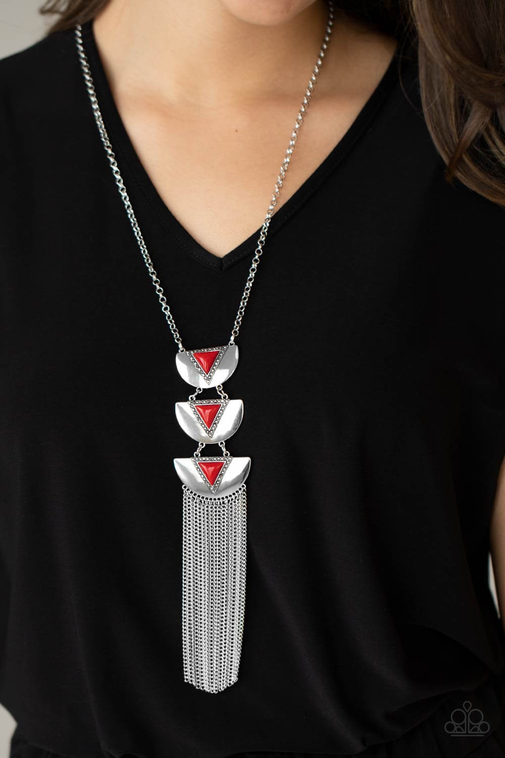 Paparazzi Accessories ❋Gallery Expo - Red Necklace❋ Flat Rate Ship $4.50❋ - Image #2