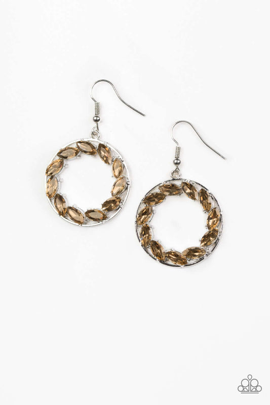 brought✽to✽you✽by✽blingflingbykat✽global-glow-brown-earrings✽paparazzi-accessories