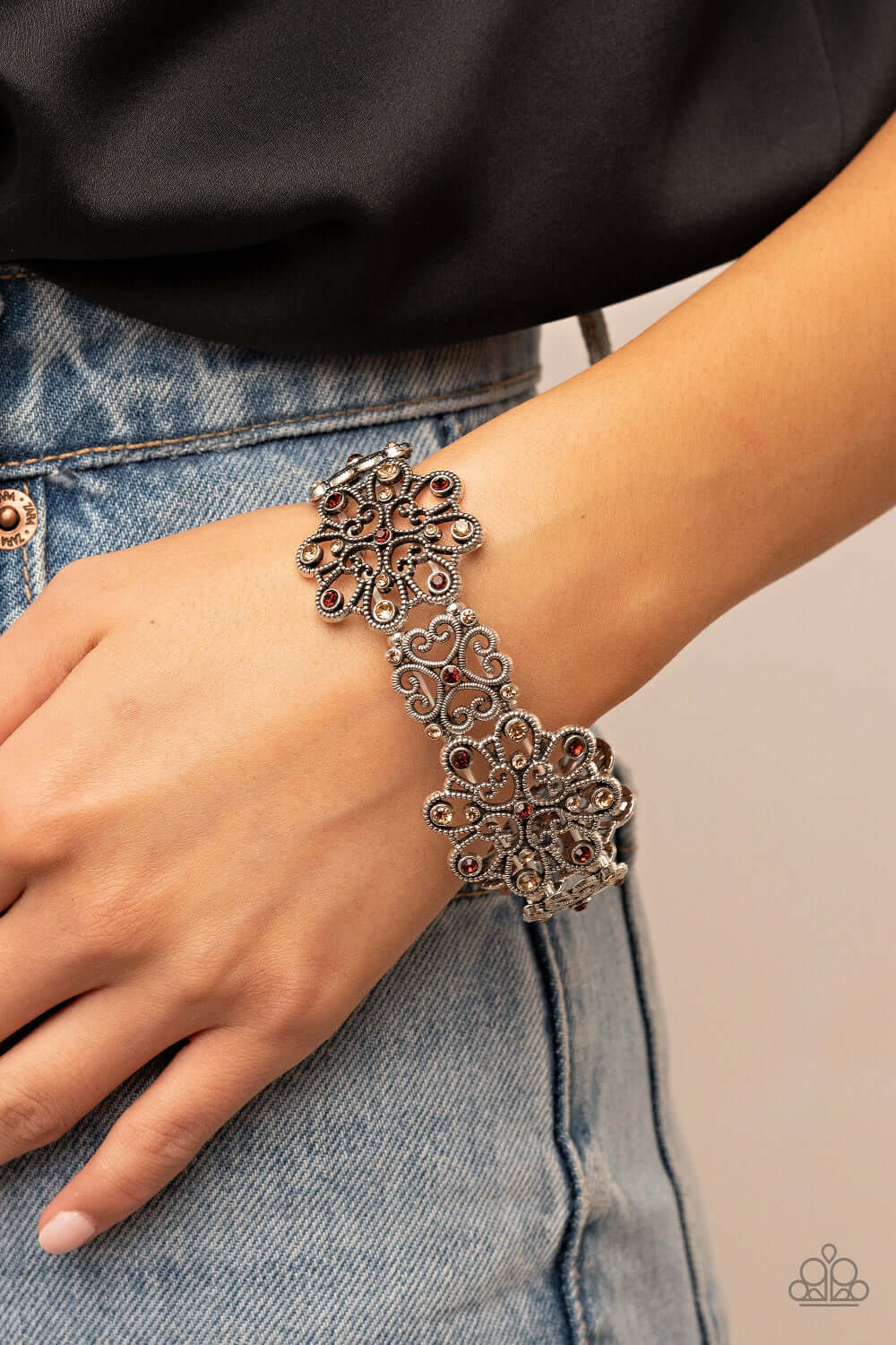 Paparazzi Accessories ❋Regal Recognition - Brown Bracelet❋ Flat Rate Ship $4.50❋ - Image #2