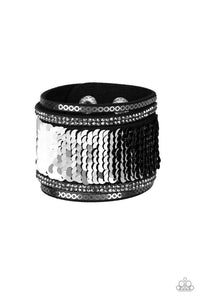 Paparazzi Accessories ✽Heads Or MERMAID Tails - Black Bracelet✽Flat Rate Ship $4.50✽ - Image #2