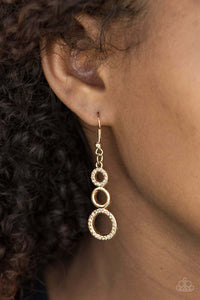Paparazzi Accessories ✽ Bubble Bustle - Gold Earrings✽Flat Rate Ship $4.50✽ - Image #2