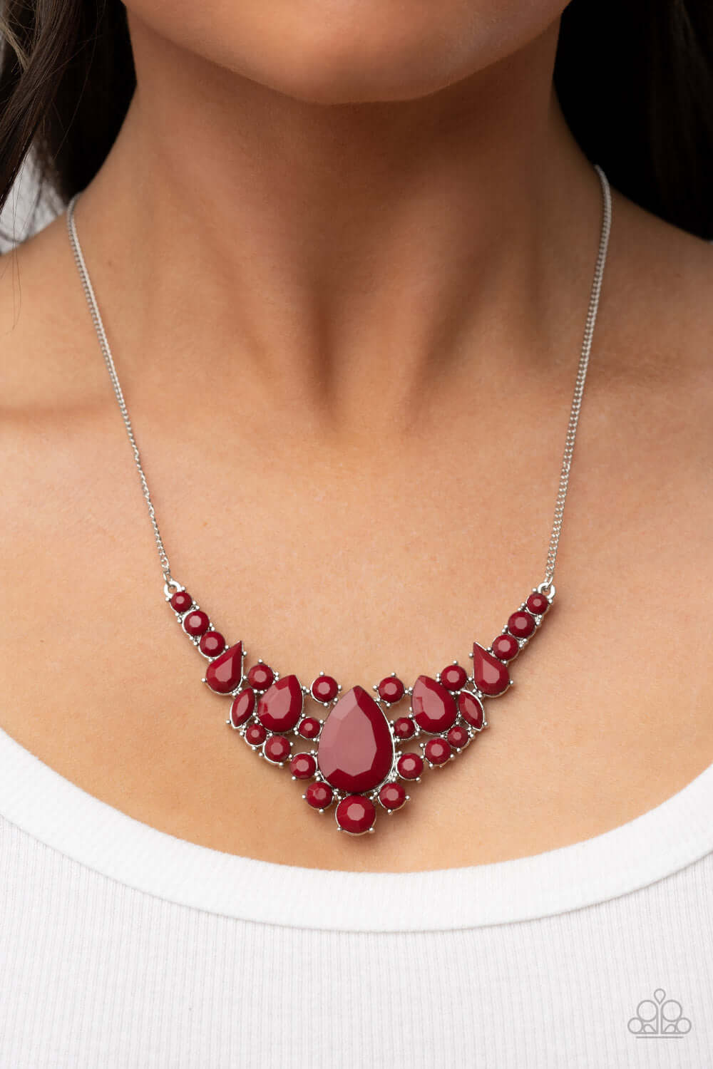 Paparazzi Accessories ❋Bali Ballroom - Red Necklace❋ Flat Rate Ship $4.50❋ - Image #2