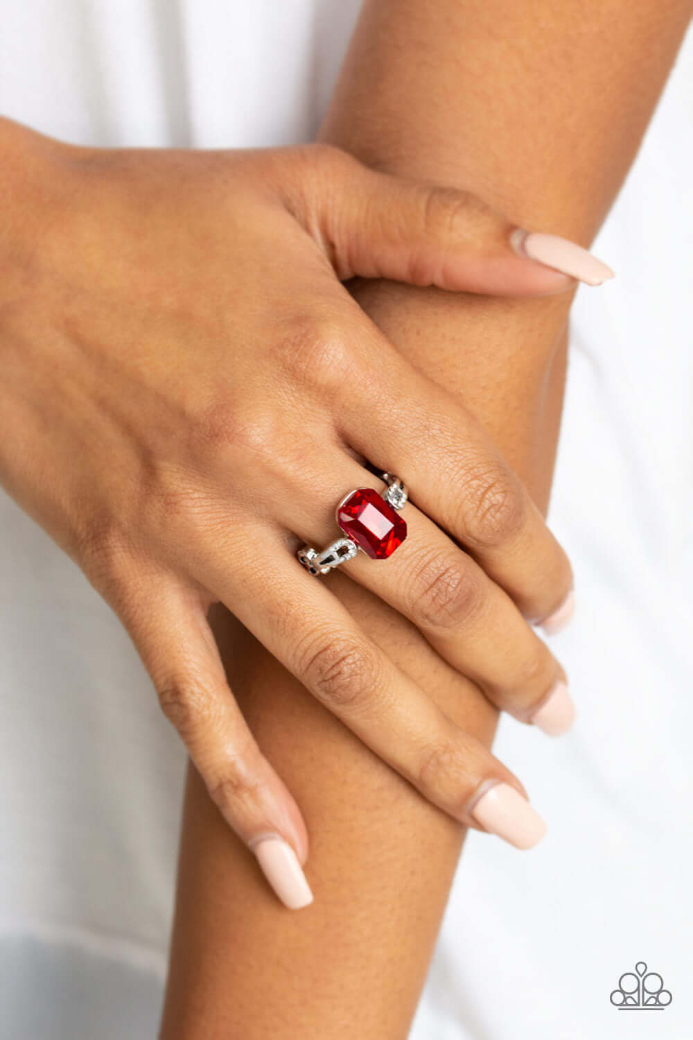 Paparazzi Accessories ✽ Feast Your Eyes - Red Ring✽Flat Rate Ship $4.50✽ - Image #2