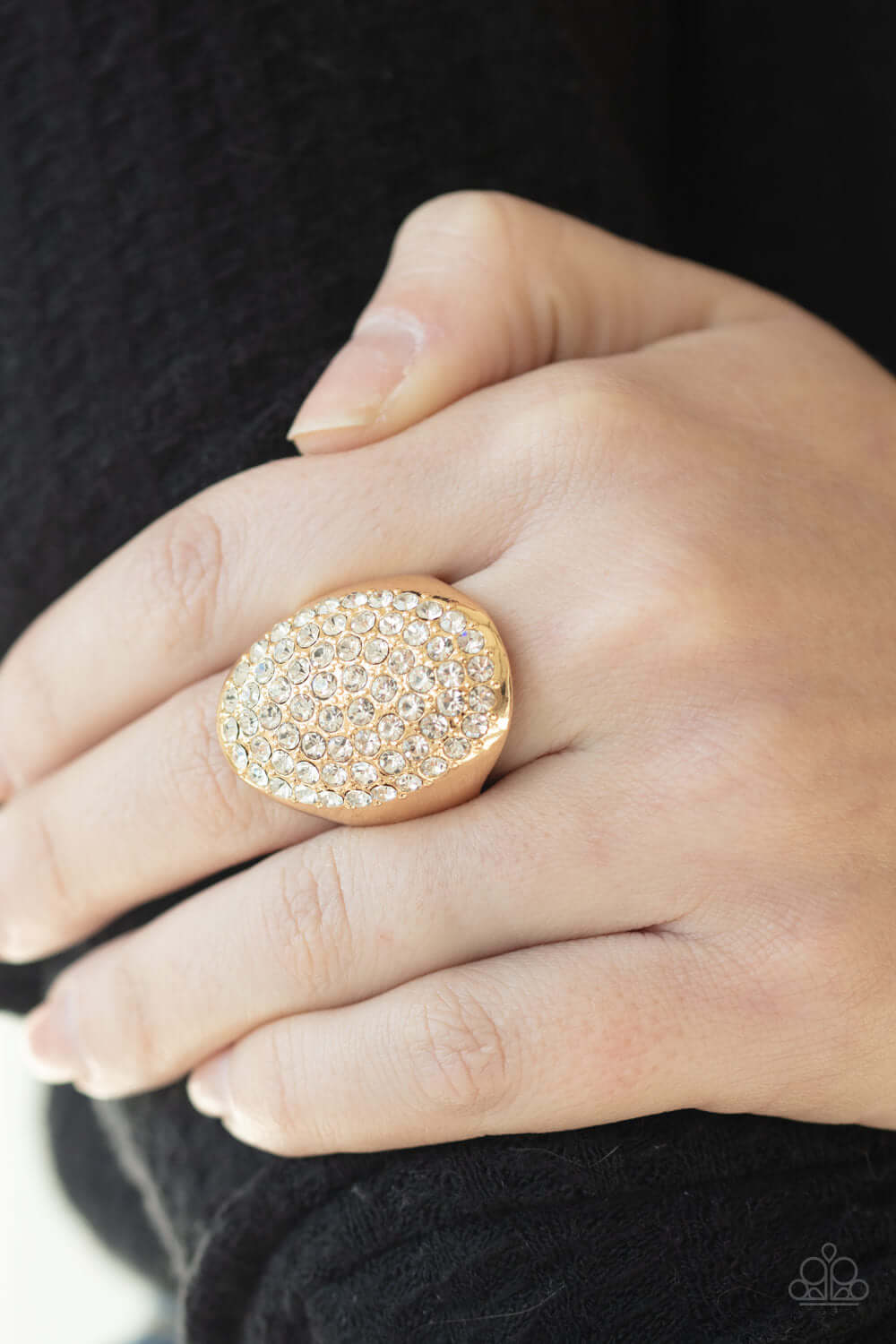 Paparazzi Accessories ✽ Bling Scene - Gold Ring✽Flat Rate Ship $4.50✽ - Image #2