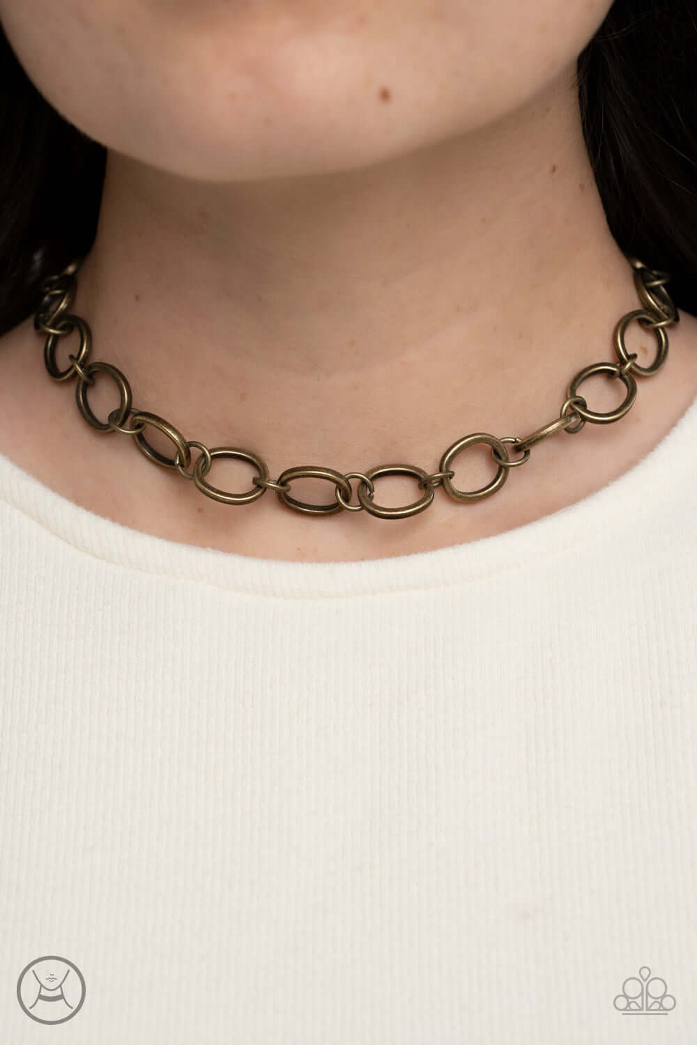 Paparazzi Accessories ❋90s Nostalgia - Brass Necklace❋ Flat Rate Ship $4.50❋ - Image #2