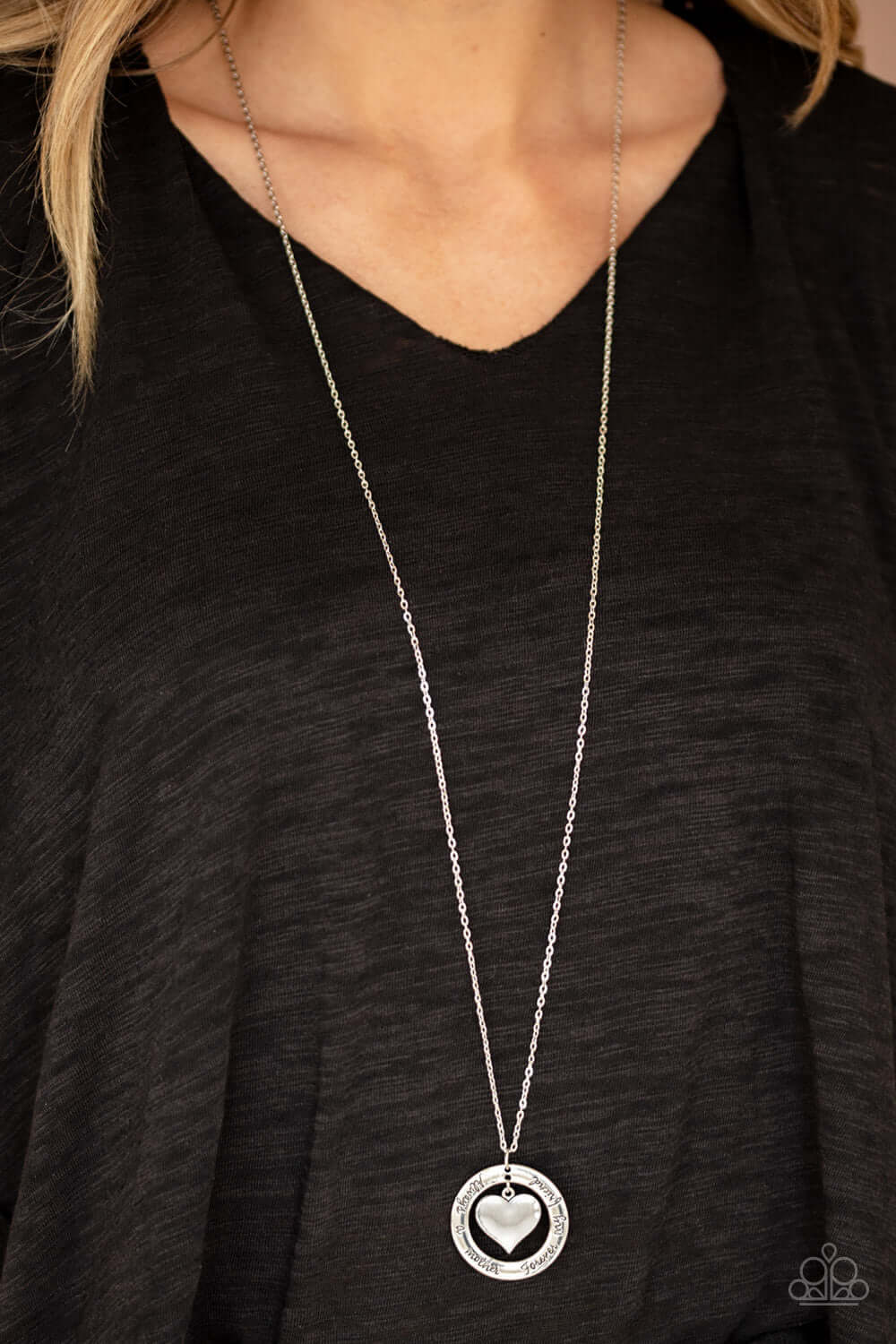 Paparazzi Accessories ✽ Always A Mother, Forever My Friend - White Necklace✽Flat Rate Ship $4.50✽ - Image #2