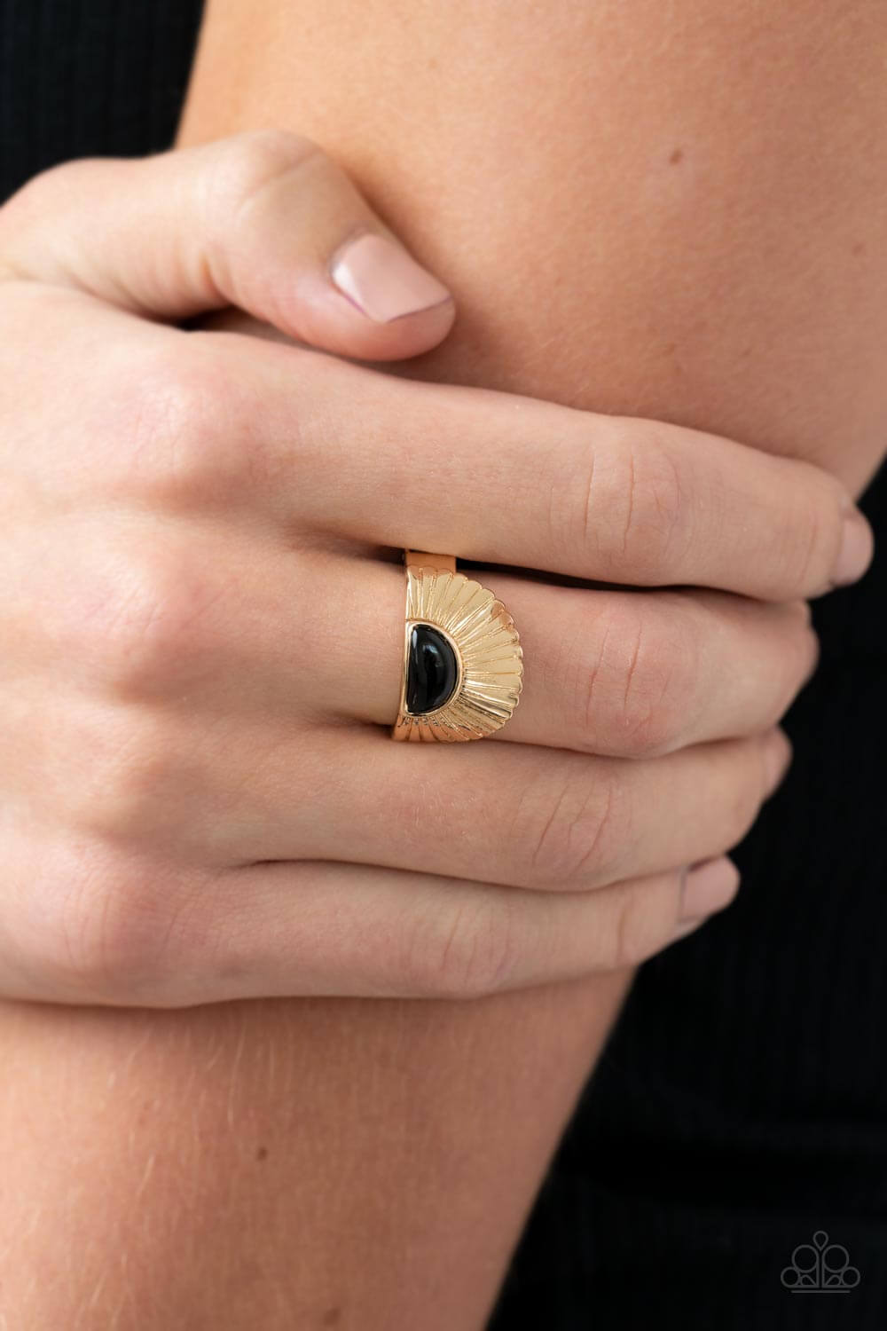 Paparazzi Accessories ❋Fabulously FAN-tabulous - Gold Ring❋ Flat Rate Ship $4.50❋ - Image #2