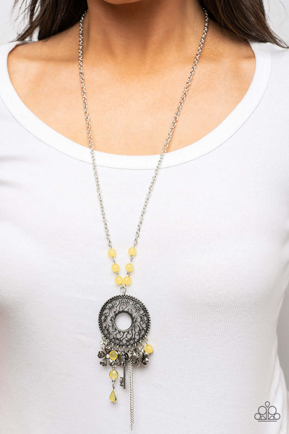 Paparazzi Accessories ❋Making Memories - Yellow Necklace❋ Flat Rate Ship $4.50❋ - Image #2