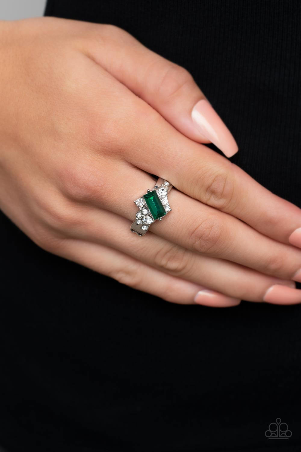 Paparazzi Accessories ❋Tip the Balance - Green Ring❋ Flat Rate Ship $4.50❋ - Image #2
