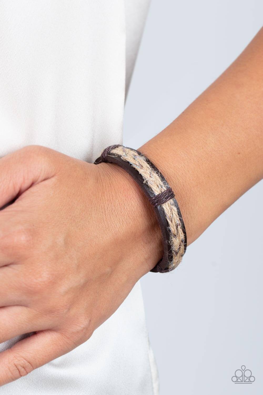 Paparazzi Accessories ❋Guided Expedition - Brown Bracelet❋ Flat Rate Ship $4.50❋ - Image #2