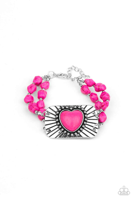 brought✽to✽you✽by✽blingflingbykatsandstone-sweetheart-pink-bracelet✽paparazzi-accessories