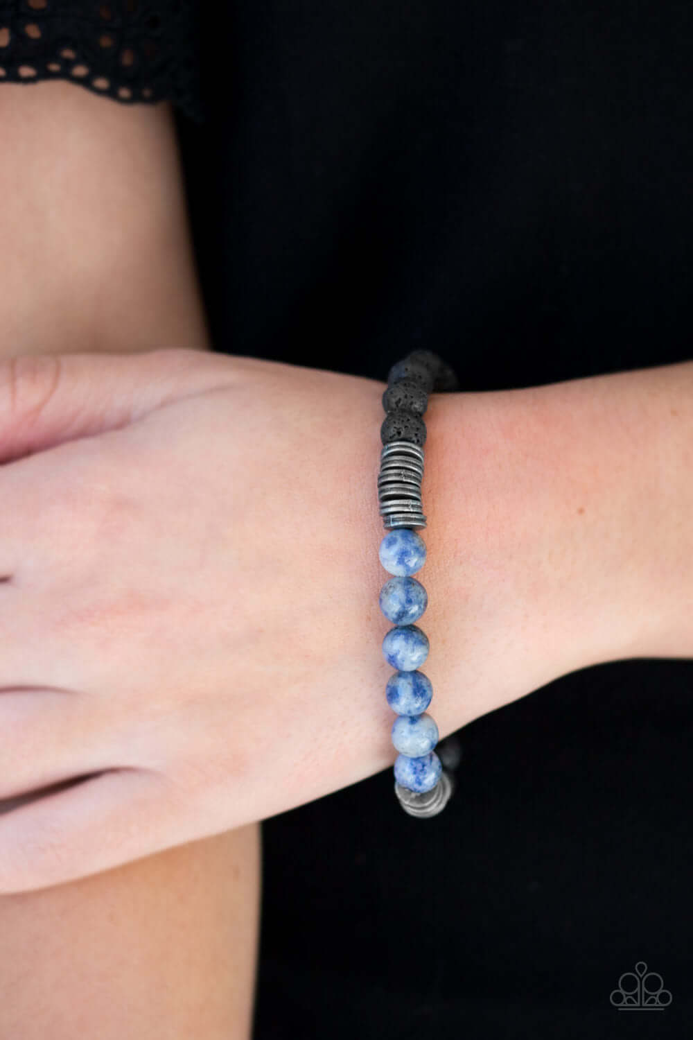 Paparazzi Accessories ✽ Cool-Headed - Blue Bracelet✽Flat Rate Ship $4.50✽ - Image #2