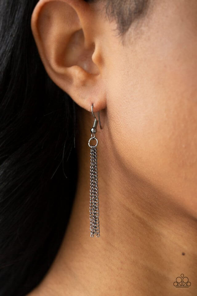 Paparazzi Accessories ❋The Big Three - Black Necklace❋ Flat Rate Ship $4.50❋ - Image #3