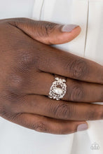 Load image into Gallery viewer, Paparazzi Accessories ✽ Mod Modest - White Ring✽Flat Rate Ship $4.50✽ - Image #2
