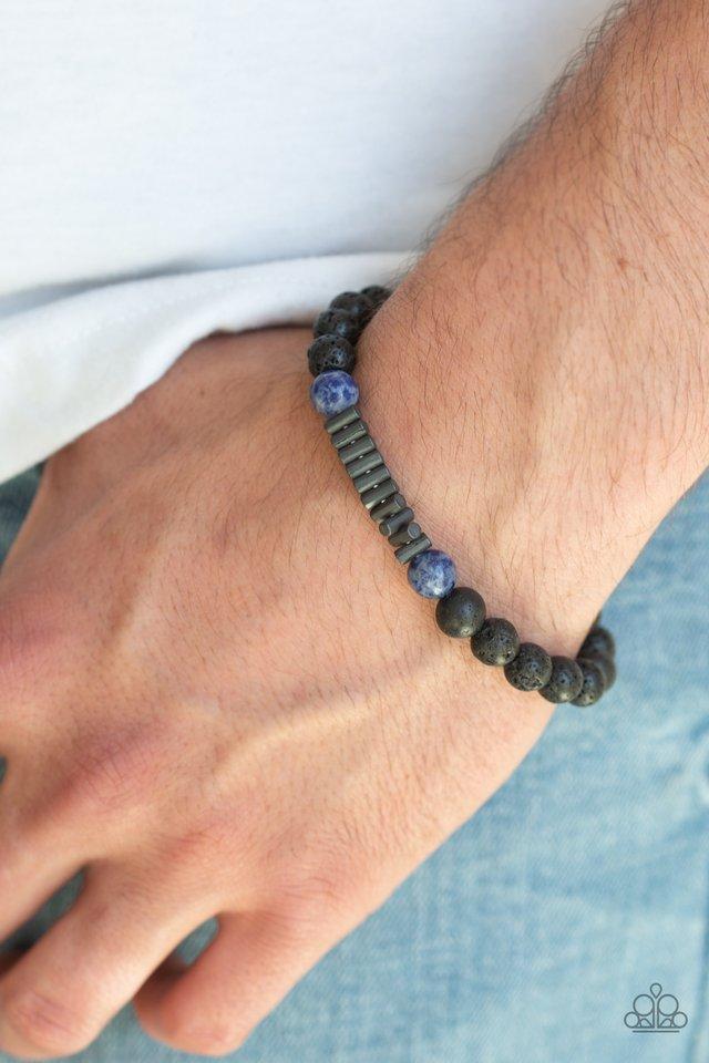 Paparazzi Accessories ❋Courage - Blue Bracelet❋ Flat Rate Ship $4.50❋ - Image #2