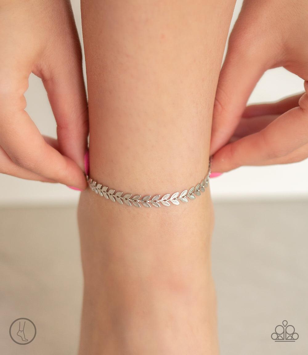 Paparazzi Accessories ✽ West Coast Goddess - Silver Anklet✽Flat Rate Ship $4.50✽ - Image #2