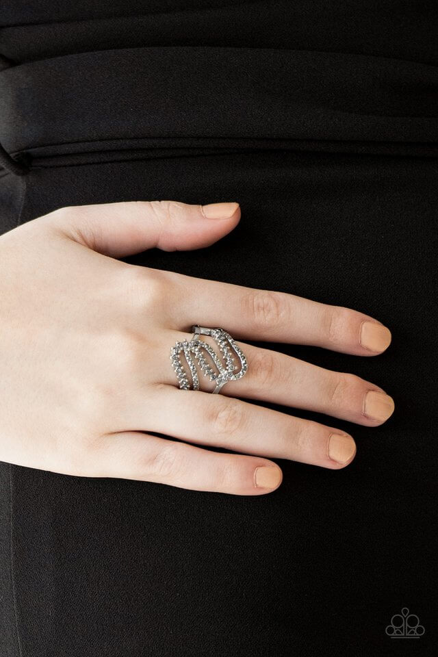 Paparazzi Accessories ✽Make Waves - Silver Ring✽Flat Rate Ship $4.50✽ - Image #2