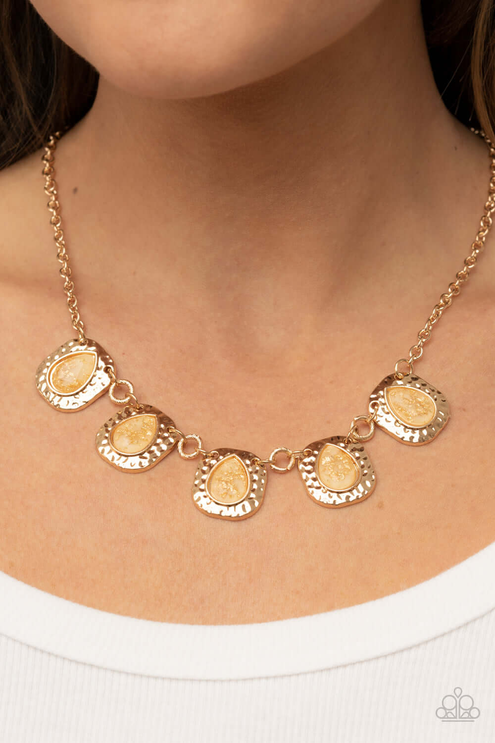 Paparazzi Accessories ❋Mayan Masterpiece - Gold Necklace❋ Flat Rate Ship $4.50❋ - Image #2