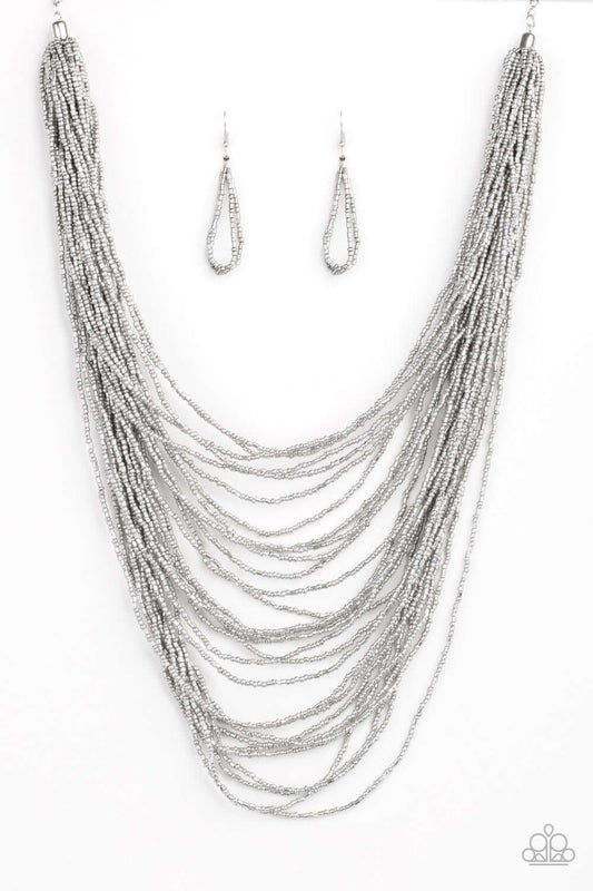 brought✽to✽you✽by✽blingflingbykat✽dauntless-dazzle-silver-necklace✽paparazzi-accessories
