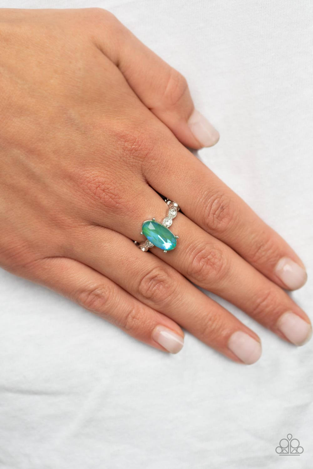 Paparazzi Accessories ❋Stellar Sensation - Green Ring❋ Flat Rate Ship $4.50❋ - Image #2