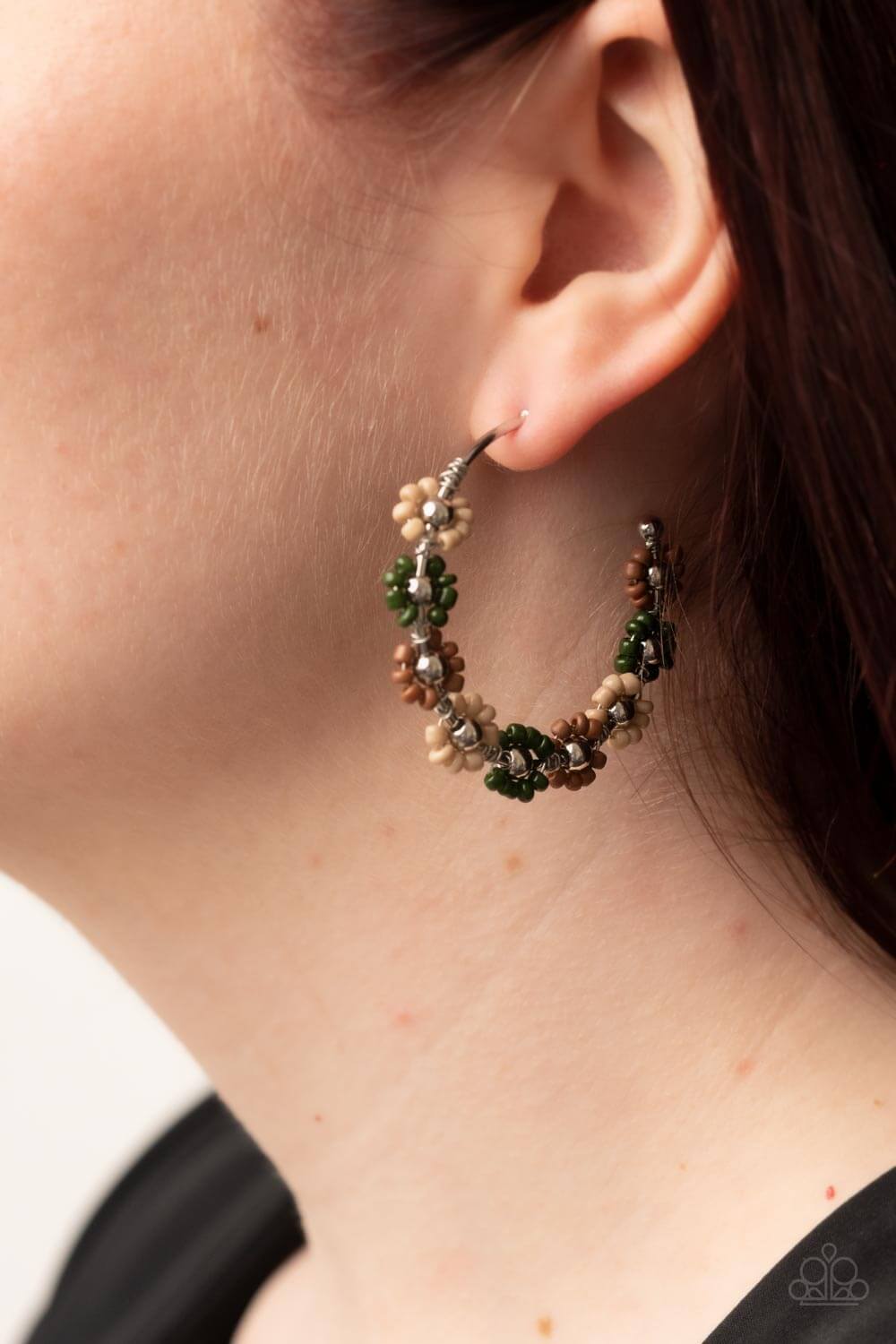 Paparazzi Accessories ❋Growth Spurt - Green Earrings❋ Flat Rate Ship $4.50❋ - Image #2